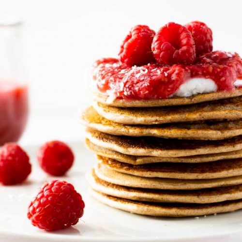 FODMAP-arme Buchweizen Pancakes zum Frühstück